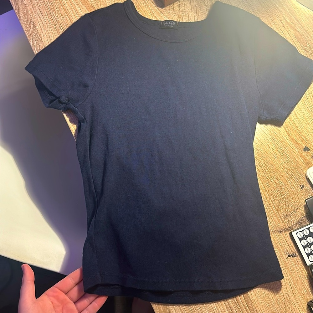 Navy Blue, John Galt, Short sleeve shirt, size small